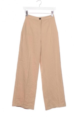 Pantaloni de femei Bershka, Mărime XXS, Culoare Bej, Preț 98,99 Lei