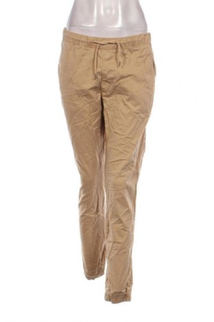 Pantaloni de femei Bershka, Mărime M, Culoare Bej, Preț 98,99 Lei