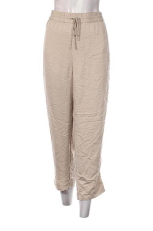 Pantaloni de femei H&M, Mărime XL, Culoare Bej, Preț 98,99 Lei