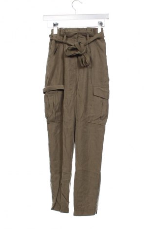 Damskie spodnie H&M, Rozmiar XS, Kolor Zielony, Cena 66,67 zł