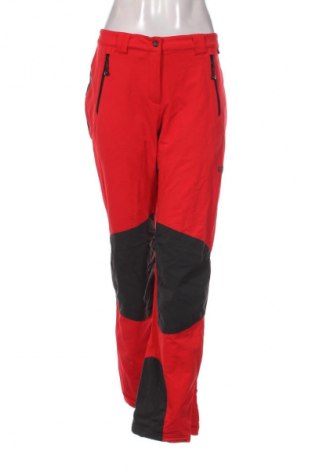 Damskie spodnie Jack Wolfskin, Rozmiar L, Kolor Czerwony, Cena 180,99 zł