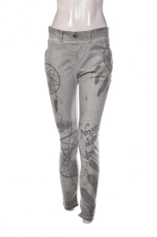 Damskie spodnie Made In Italy, Rozmiar M, Kolor Szary, Cena 67,99 zł