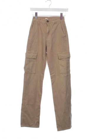 Pantaloni de femei Stradivarius, Mărime XXS, Culoare Bej, Preț 98,99 Lei