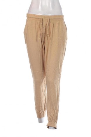 Pantaloni de femei Terranova, Mărime L, Culoare Bej, Preț 98,99 Lei