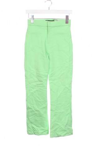 Dámské kalhoty  Zara, Velikost XS, Barva Zelená, Cena  209,00 Kč