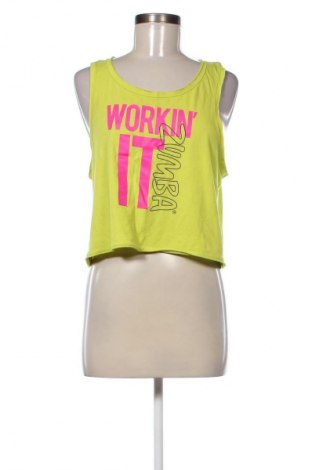 Damska koszulka na ramiączkach Zumba, Rozmiar M, Kolor Zielony, Cena 26,99 zł