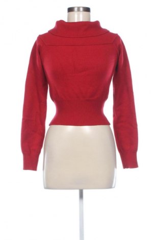 Damski sweter Bershka, Rozmiar M, Kolor Czerwony, Cena 67,41 zł