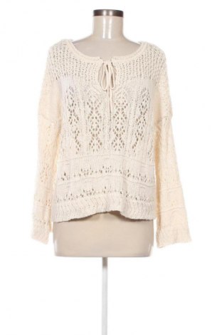 Damenpullover Pull&Bear, Größe M, Farbe Ecru, Preis 20,99 €