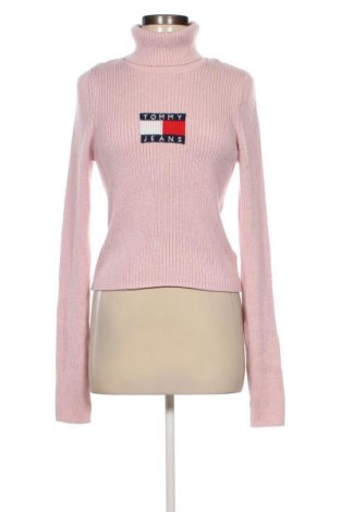 Damenpullover Tommy Jeans, Größe L, Farbe Aschrosa, Preis 117,99 €