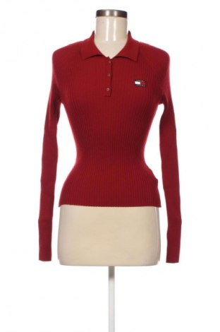 Damenpullover Tommy Jeans, Größe S, Farbe Rot, Preis € 107,99