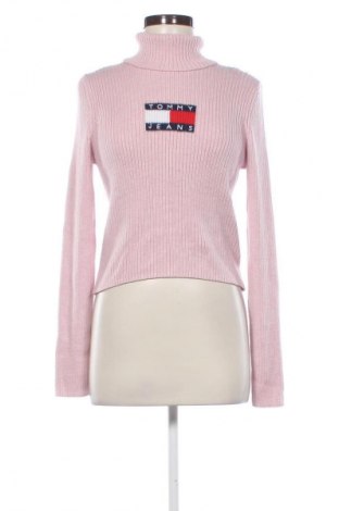 Γυναικείο πουλόβερ Tommy Jeans, Μέγεθος L, Χρώμα Ρόζ , Τιμή 102,99 €