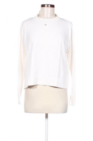 Damenpullover Tommy Jeans, Größe L, Farbe Weiß, Preis 41,94 €
