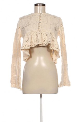 Damski sweter Zara, Rozmiar S, Kolor ecru, Cena 88,99 zł