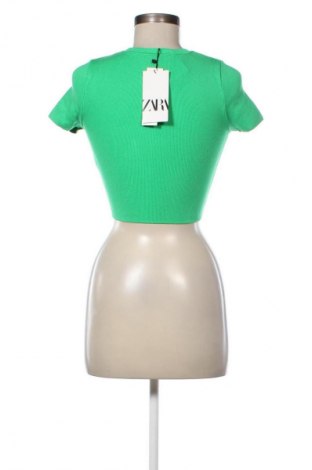 Damski sweter Zara, Rozmiar S, Kolor Zielony, Cena 143,82 zł