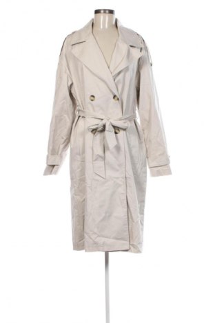 Damen Trench Coat Bershka, Größe L, Farbe Ecru, Preis € 75,99