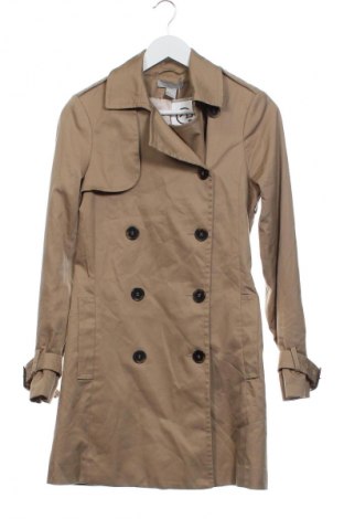 Damen Trenchcoat H&M, Größe XS, Farbe Beige, Preis 22,99 €