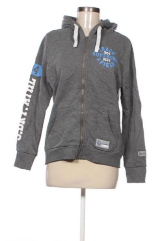 Дамски суичър Superdry, Размер L, Цвят Сив, Цена 62,99 лв.