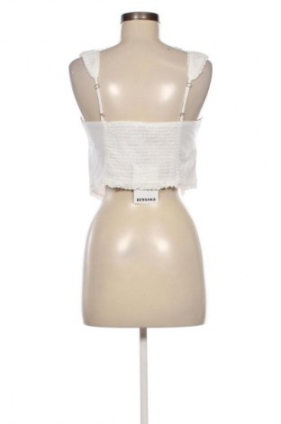 Női top Bershka, Méret L, Szín Fehér, Ár 11 299 Ft