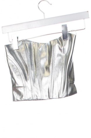 Dámský top Bershka, Velikost XS, Barva Stříbrná, Cena  299,00 Kč