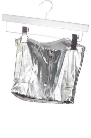 Dámský top Bershka, Velikost XS, Barva Stříbrná, Cena  299,00 Kč