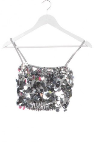Γυναικείο τοπ Gina Tricot, Μέγεθος XS, Χρώμα Ασημί, Τιμή 36,99 €