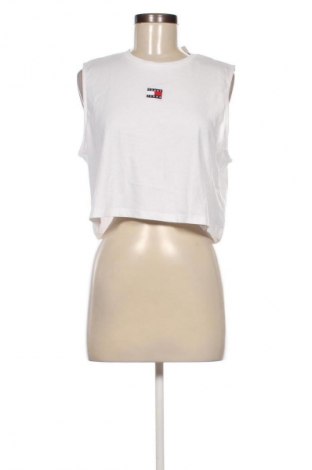 Γυναικείο τοπ Tommy Jeans, Μέγεθος L, Χρώμα Λευκό, Τιμή 107,99 €