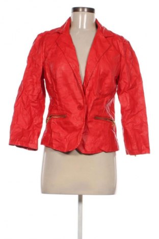 Damen Lederjacke Amisu, Größe M, Farbe Rot, Preis € 16,99
