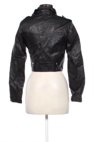 Női bőrdzseki Bershka, Méret M, Szín Fekete, Ár 11 600 Ft