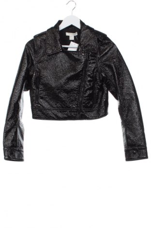 Dámska kožená bunda  H&M, Veľkosť XS, Farba Čierna, Cena  47,57 €