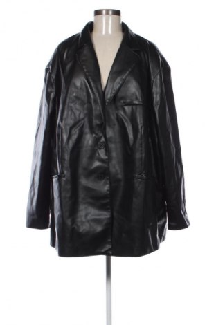 Γυναικείο δερμάτινο μπουφάν H&M Divided, Μέγεθος 3XL, Χρώμα Μαύρο, Τιμή 19,99 €