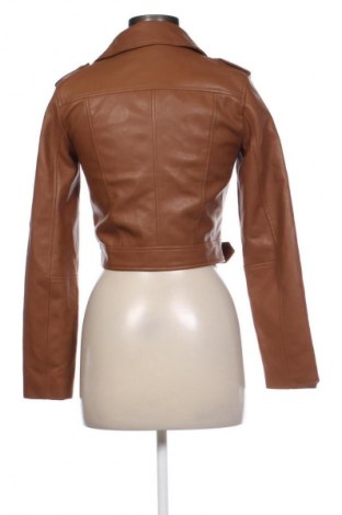 Damen Lederjacke Stradivarius, Größe S, Farbe Braun, Preis € 19,99