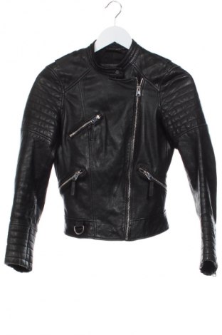 Dámská kožená bunda  Zara, Velikost XS, Barva Černá, Cena  3 042,00 Kč