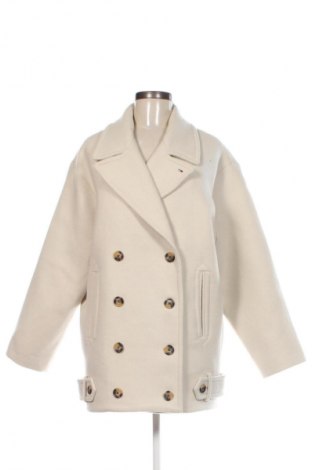 Дамско палто Tommy Jeans, Размер S, Цвят Бежов, Цена 329,99 лв.