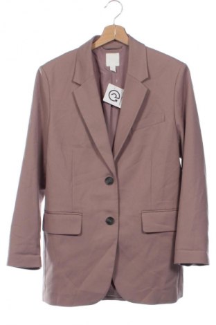 Dámské sako  H&M, Velikost XS, Barva Popelavě růžová, Cena  779,00 Kč
