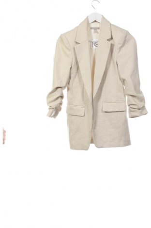 Γυναικείο σακάκι H&M, Μέγεθος XS, Χρώμα  Μπέζ, Τιμή 16,99 €