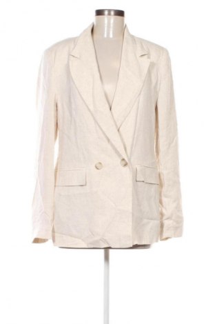 Damen Blazer Pull&Bear, Größe S, Farbe Ecru, Preis € 53,99