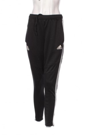 Γυναικείο αθλητικό παντελόνι Adidas, Μέγεθος M, Χρώμα Μαύρο, Τιμή 10,99 €
