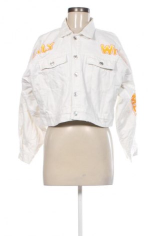 Kurtka damska Bershka, Rozmiar S, Kolor Biały, Cena 127,99 zł