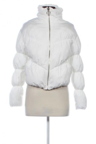 Dámska bunda  Bershka, Veľkosť S, Farba Biela, Cena  33,95 €