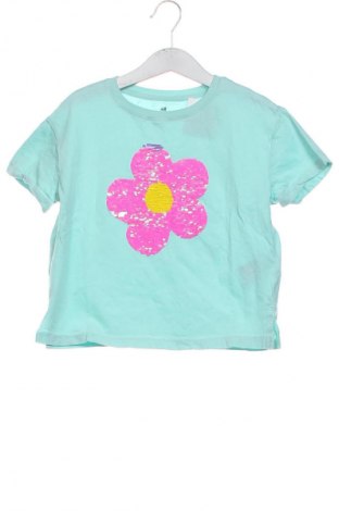 Kinder Shirt H&M, Größe 6-7y/ 122-128 cm, Farbe Grün, Preis 6,14 €