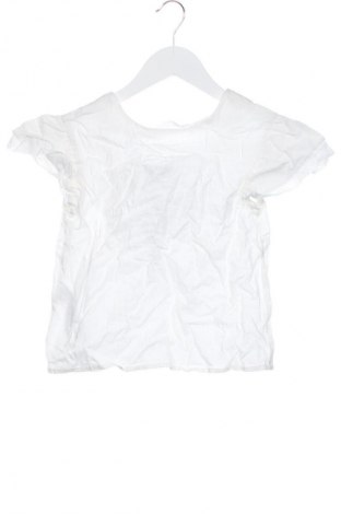 Kinder Shirt Mango, Größe 7-8y/ 128-134 cm, Farbe Weiß, Preis 7,00 €