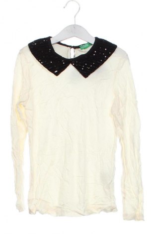 Dětská halenka  United Colors Of Benetton, Velikost 7-8y/ 128-134 cm, Barva Krémová, Cena  829,00 Kč