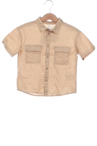 Детска риза H&M, Размер 18-24m/ 86-98 см, Цвят Бежов, Цена 12,99 лв.
