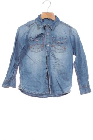 Kinderhemd Piazza Italia, Größe 4-5y/ 110-116 cm, Farbe Blau, Preis € 7,99