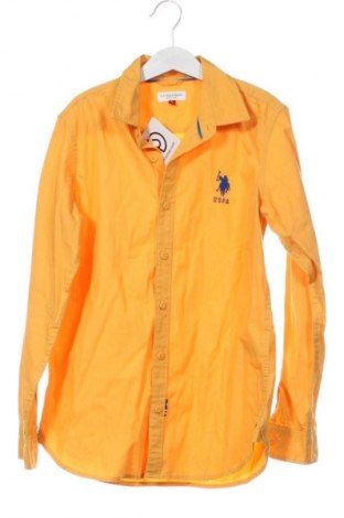 Kinderhemd U.S. Polo Assn., Größe 10-11y/ 146-152 cm, Farbe Orange, Preis 25,68 €