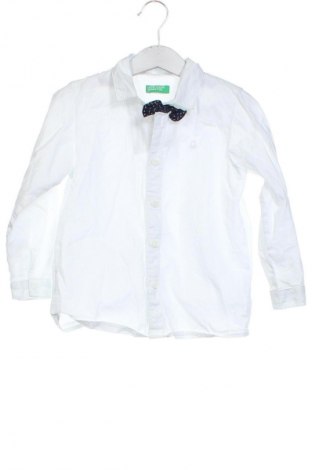 Παιδικό πουκάμισο United Colors Of Benetton, Μέγεθος 2-3y/ 98-104 εκ., Χρώμα Λευκό, Τιμή 11,76 €