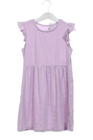 Kinderkleid H&M, Größe 6-7y/ 122-128 cm, Farbe Lila, Preis 7,99 €