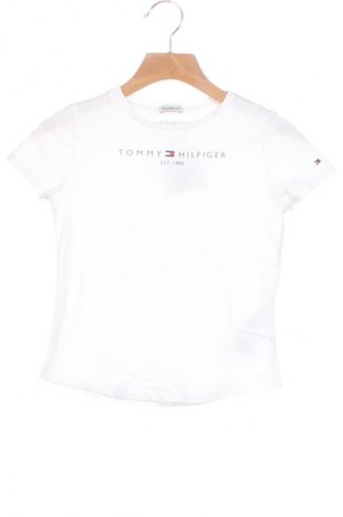 Dziecięcy T-shirt Tommy Hilfiger, Rozmiar 4-5y/ 110-116 cm, Kolor Biały, Cena 97,99 zł