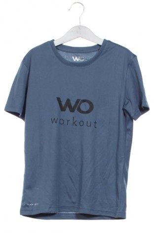 Kinder T-Shirt Work Out, Größe 7-8y/ 128-134 cm, Farbe Grau, Preis € 11,99