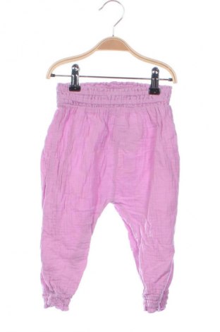 Dětské kalhoty  Topomini, Velikost 9-12m/ 74-80 cm, Barva Fialová, Cena  265,00 Kč